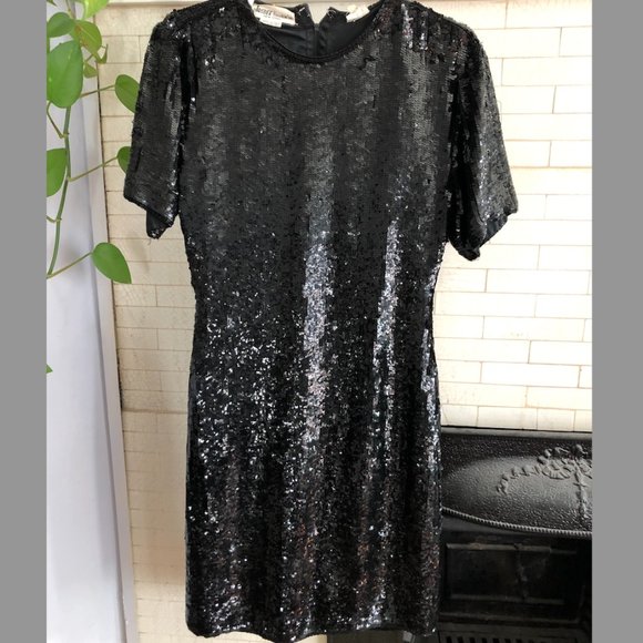 Vintage black *sequin* dress! - Picture 1 of 3